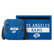 NFL Los Angeles Rams Blue Performance Series Nintendo Switch 2 (2025) with Joy-Con Skin