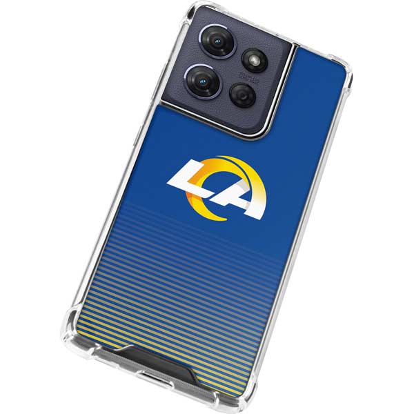 NFL Los Angeles Rams Breakaway Moto G Play 5G (2025) Clear Case