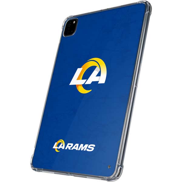 NFL Los Angeles Rams Distressed iPad Pro 11in (2024) Clear Case