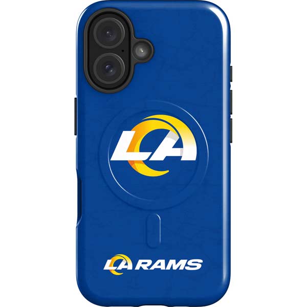 NFL Los Angeles Rams Distressed iPhone 16 Magsafe Impact Case