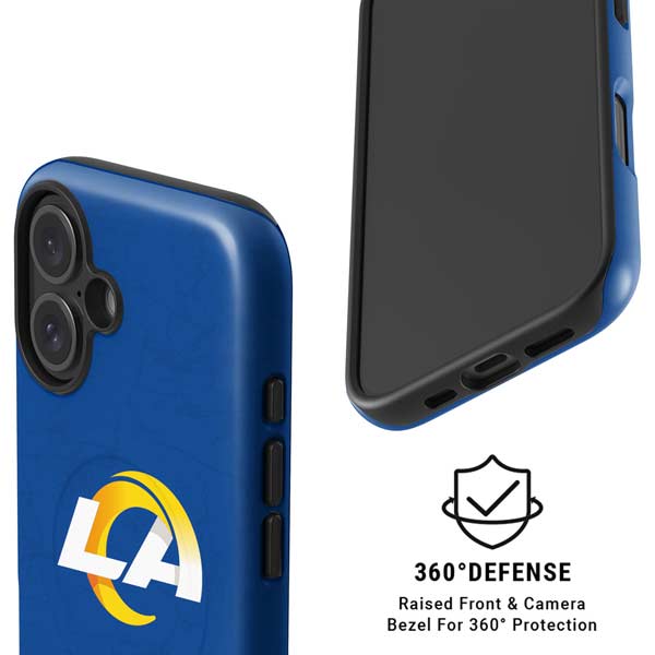 NFL Los Angeles Rams Distressed iPhone 17 Magsafe Impact Case