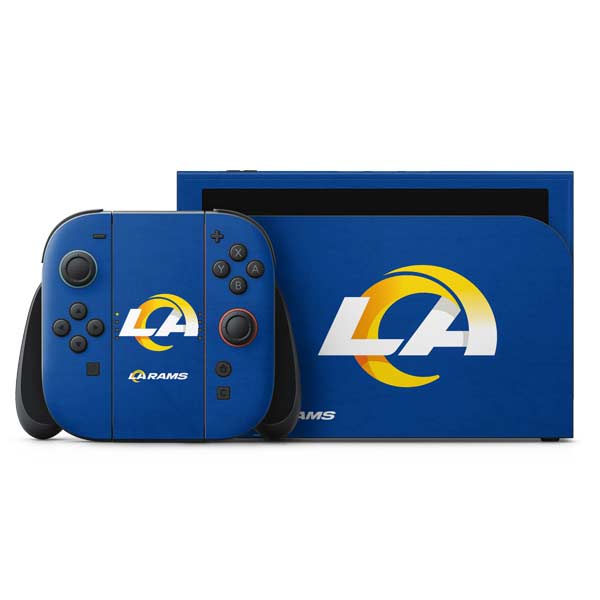 NFL Los Angeles Rams Distressed Nintendo Switch 2 (2025) with Joy-Con Skin