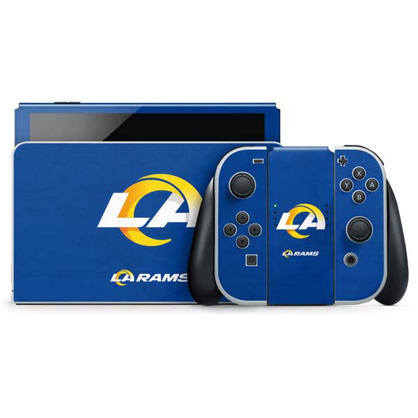 NFL Los Angeles Rams Distressed Nintendo Skins