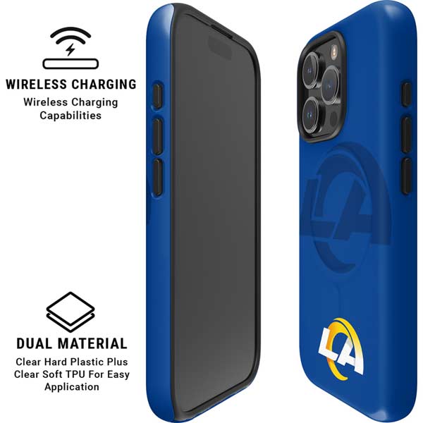 NFL Los Angeles Rams Double Vision iPhone 16 Pro Max Magsafe Impact Case