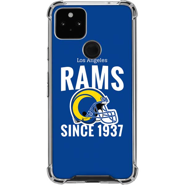 NFL Los Angeles Rams Helmet Pixel Cases