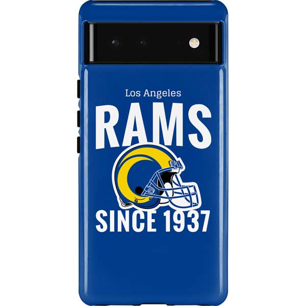NFL Los Angeles Rams Helmet Pixel Cases