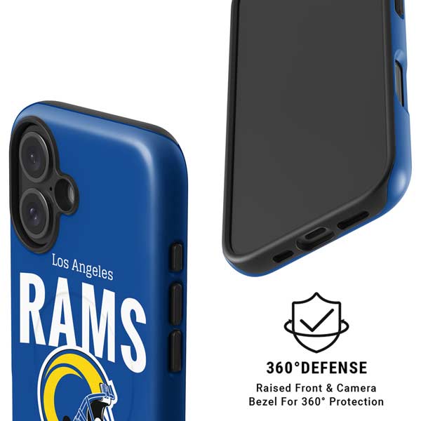 NFL Los Angeles Rams Helmet iPhone 16 Plus Magsafe Impact Case