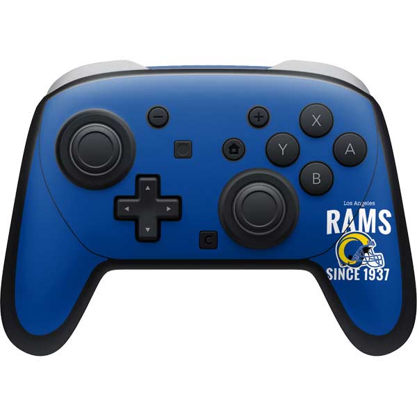 NFL Los Angeles Rams Helmet Nintendo Switch 2 (2025) Pro Controller Skin