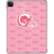 NFL Los Angeles Rams Pink Logo Blast iPad Pro 11in (2024) Clear Case