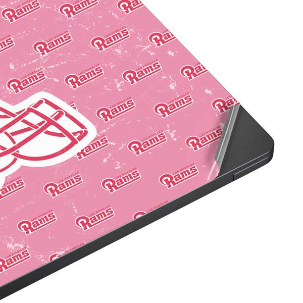 NFL Los Angeles Rams Pink Logo Blast Surface Laptop 7 13.8in Skin