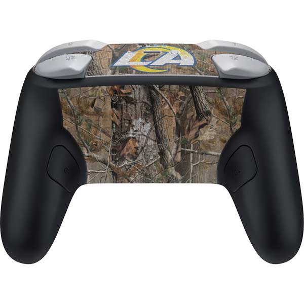NFL Los Angeles Rams Realtree AP Camo Nintendo Switch 2 (2025) Pro Controller Skin