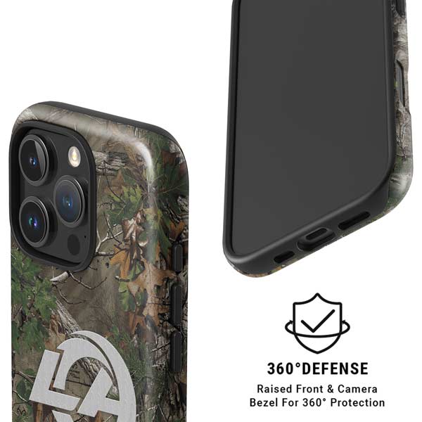 NFL Los Angeles Rams Realtree Xtra Green Camo iPhone 16 Pro Magsafe Impact Case