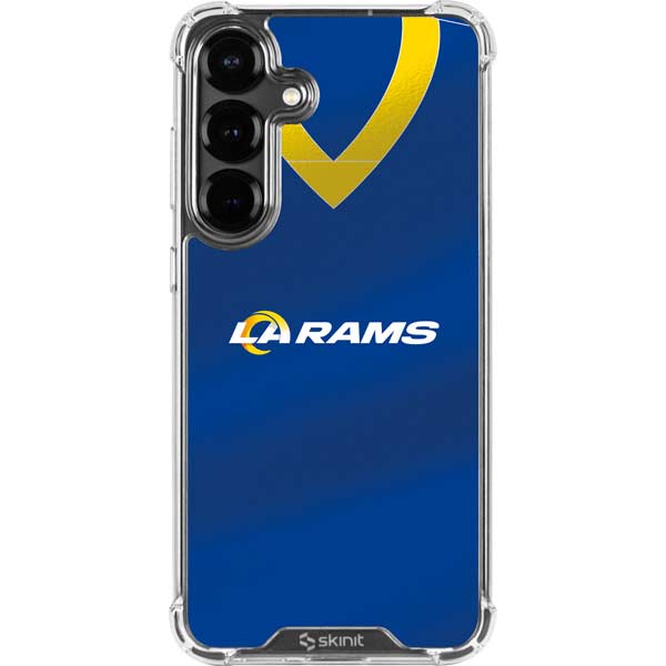 NFL Los Angeles Rams Team Jersey Galaxy S26 Plus Clear Case