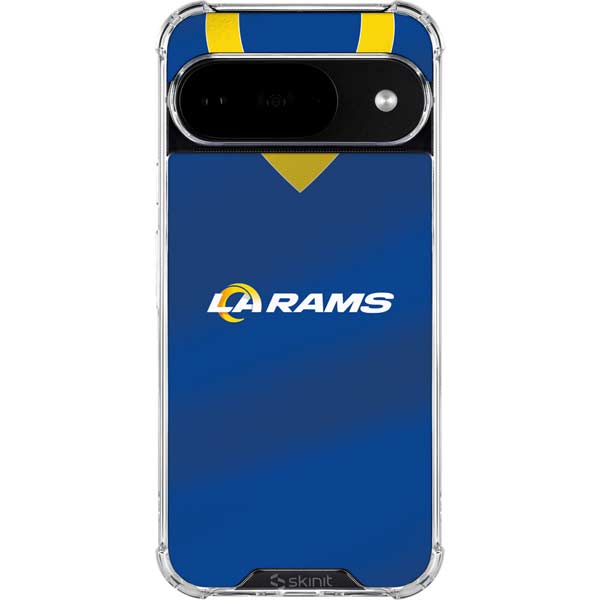 NFL Los Angeles Rams Team Jersey Google Pixel 10 Clear Case