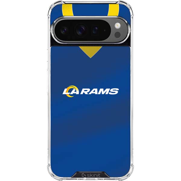 NFL Los Angeles Rams Team Jersey Google Pixel 10 Pro Clear Case