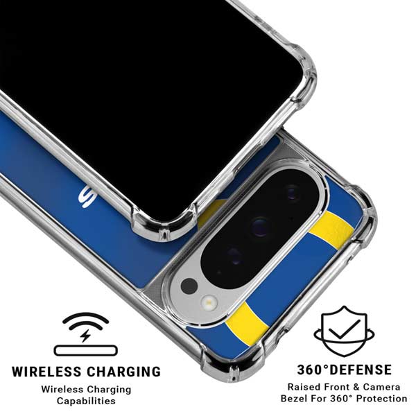 NFL Los Angeles Rams Team Jersey Google Pixel 10 Pro Clear Case