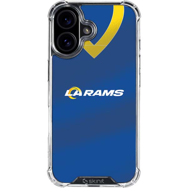 NFL Los Angeles Rams Team Jersey iPhone 17 Clear Case