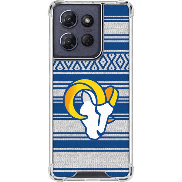 NFL Los Angeles Rams Trailblazer Moto G 5G (2025) Clear Case
