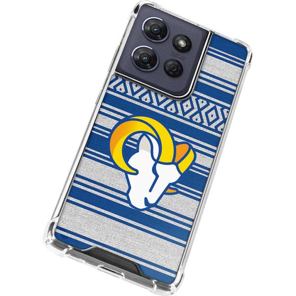 NFL Los Angeles Rams Trailblazer Moto G 5G (2025) Clear Case
