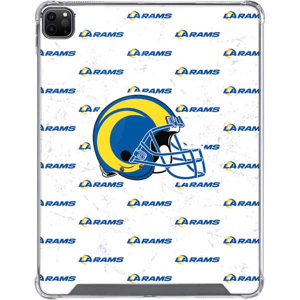 NFL Los Angeles Rams White Logo Blast iPad Cases