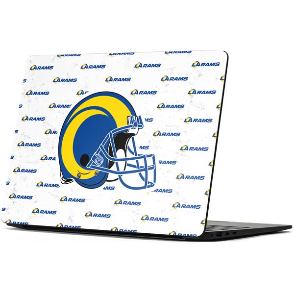 NFL Los Angeles Rams White Logo Blast Surface Laptop 7 13.8in Skin