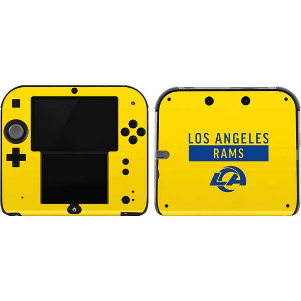 NFL Los Angeles Rams White Performance Series Nintendo Skins