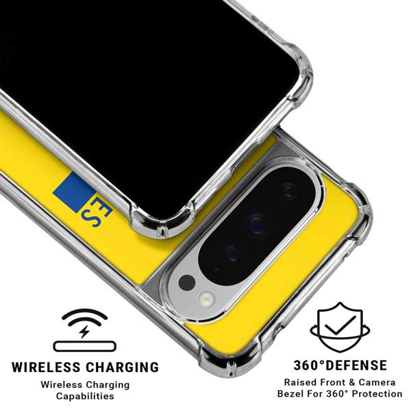 NFL Los Angeles Rams White Performance Series Google Pixel 10 Pro XL Clear Case