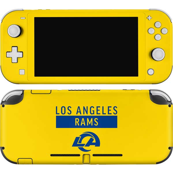 NFL Los Angeles Rams White Performance Series Nintendo Skins