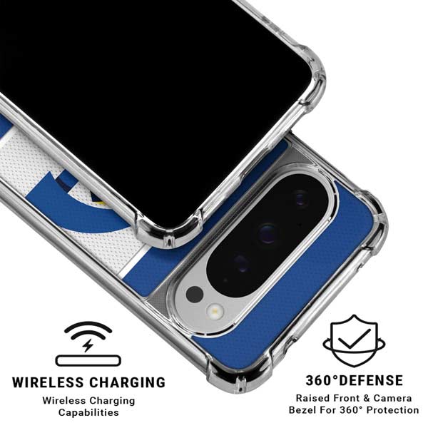 NFL Los Angeles Rams Zone Block Google Pixel 10 Pro Clear Case