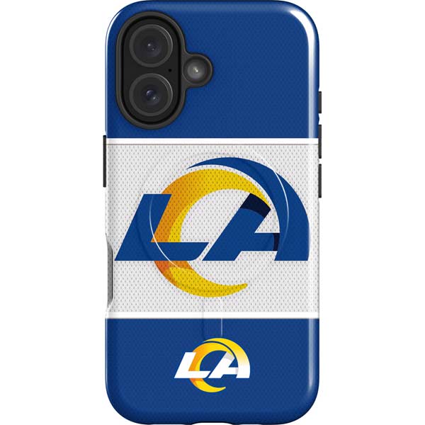 NFL Los Angeles Rams Zone Block iPhone 16 Magsafe Impact Case