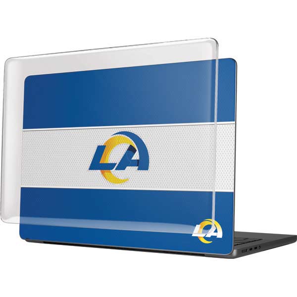 NFL Los Angeles Rams Zone Block MacBook Pro 14in (2021-24) Case plus Skin
