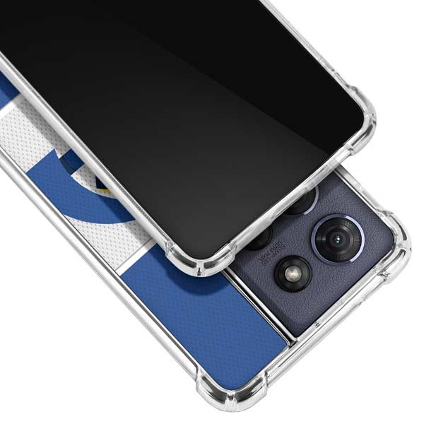 NFL Los Angeles Rams Zone Block Moto G Play 5G (2025) Clear Case