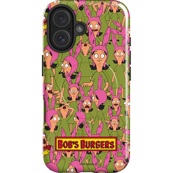 Bobs Burgers Louise Belcher iPhone 16 Magsafe Impact Case