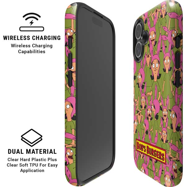 Bobs Burgers Louise Belcher iPhone 16 Magsafe Impact Case