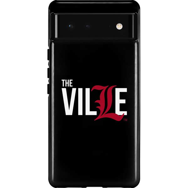 University of Louisville Black Background Pixel Cases