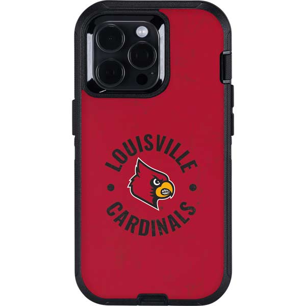 University of Louisville Cardinals Faded Otterbox Defender iPhone Skin
