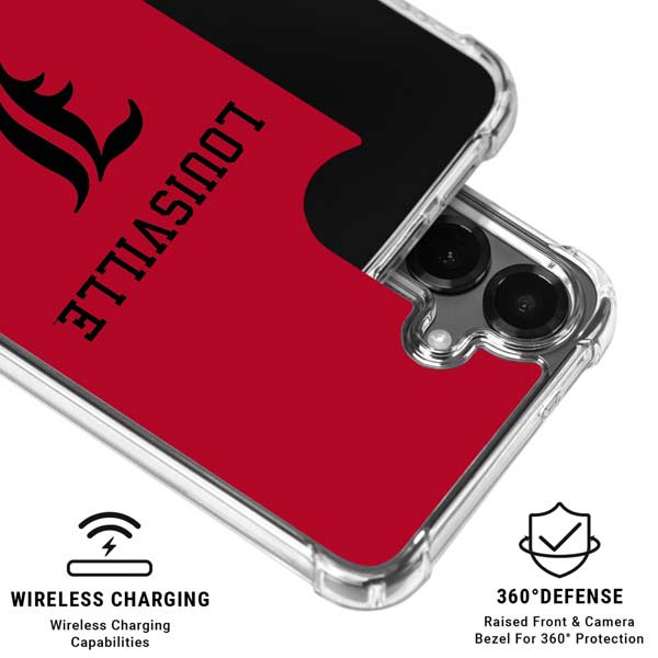 University of Louisville Cardinals Galaxy S26 Plus Clear Case