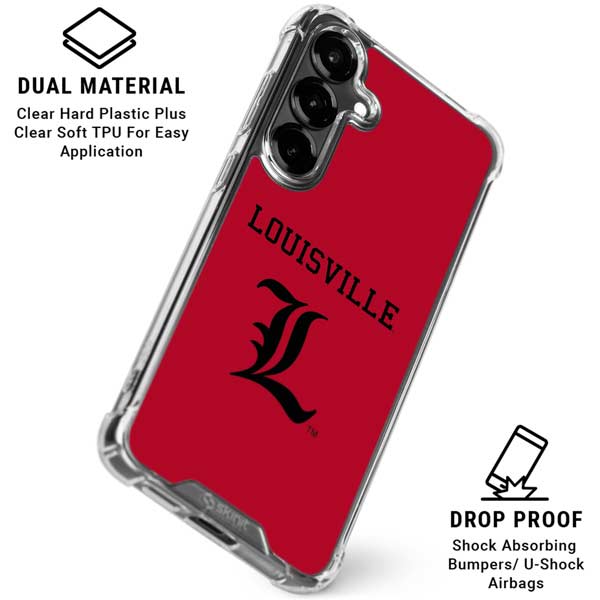 University of Louisville Cardinals Galaxy S26 Plus Clear Case