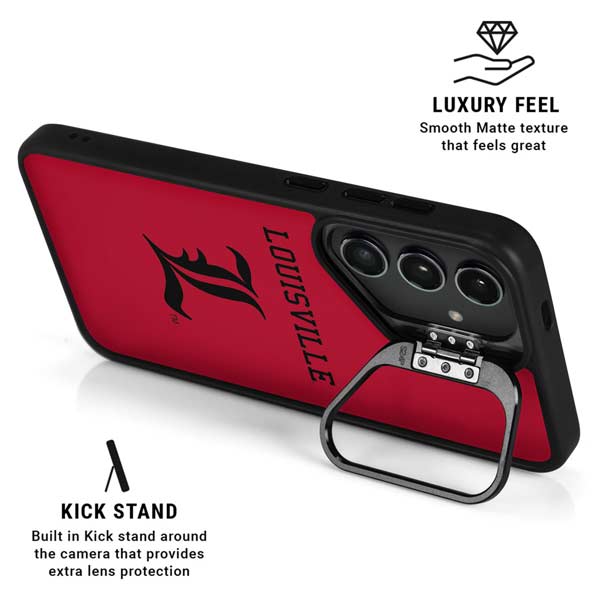 University of Louisville Cardinals Galaxy S26 Plus Kickstand Case