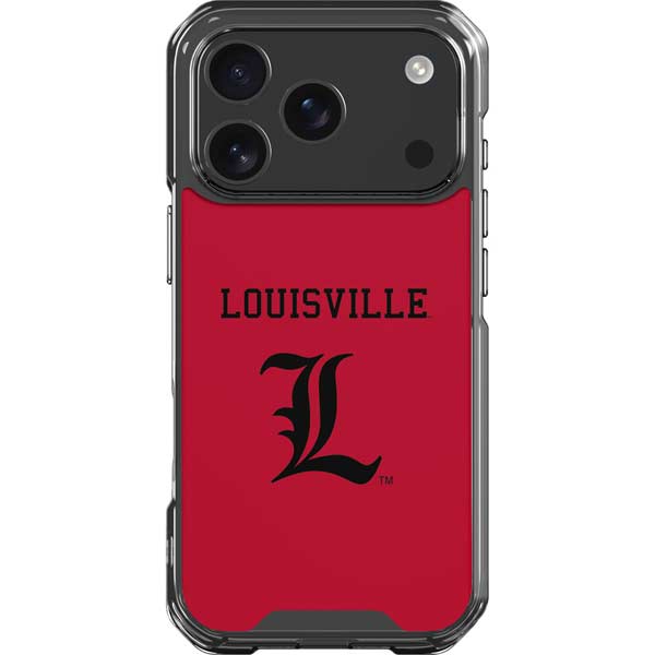University of Louisville Cardinals iPhone 17 Pro Clear Case