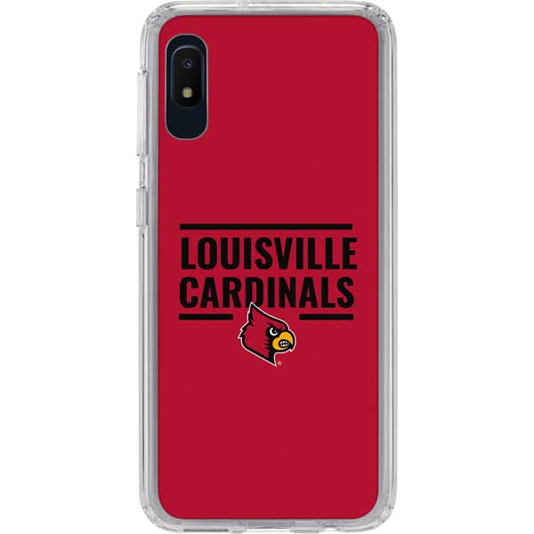 University of Louisville Cardinals Striped Galaxy Cases