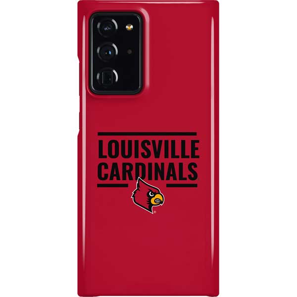 University of Louisville Cardinals Striped Galaxy Cases