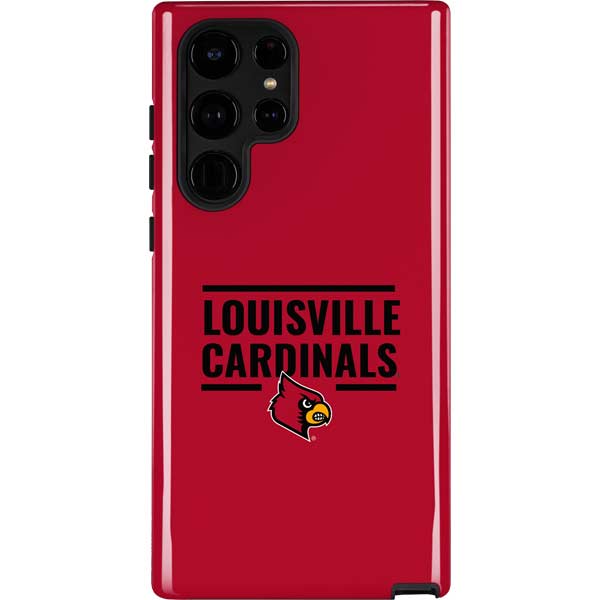 University of Louisville Cardinals Striped Galaxy Cases