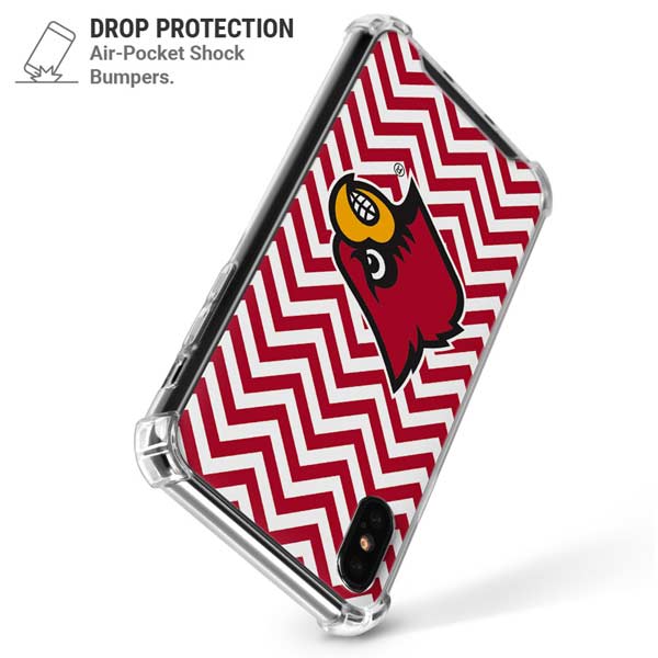 University of Louisville Chevron iPhone X/XS Clear Case