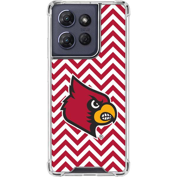 University of Louisville Chevron Moto G 5G (2025) Clear Case