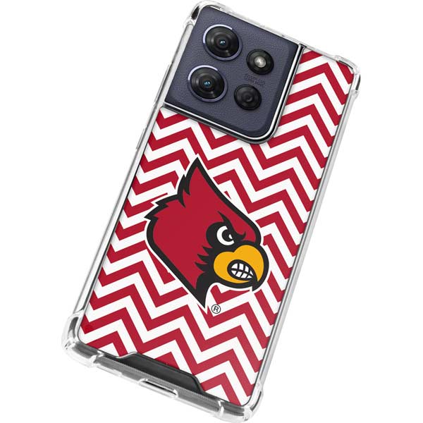 University of Louisville Chevron Moto G 5G (2025) Clear Case