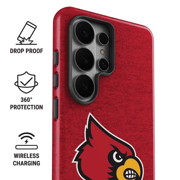 University of Louisville Red Background Galaxy S26 Ultra Impact Case