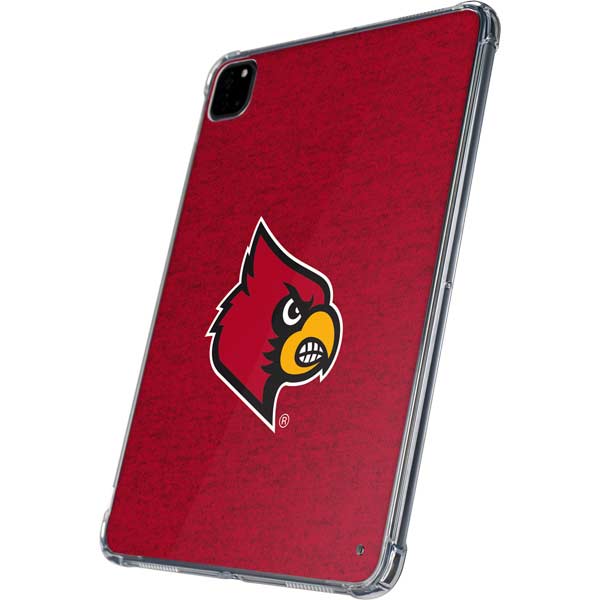 University of Louisville Red Background iPad Pro 11in (2024) Clear Case