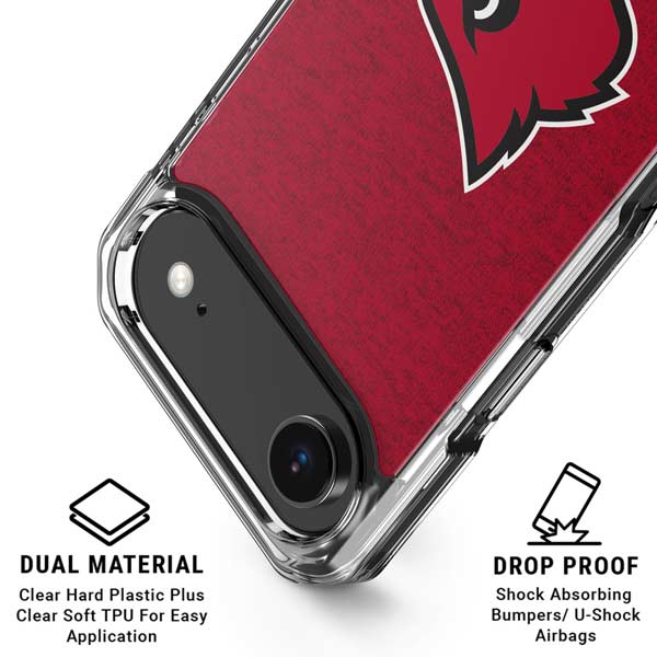 University of Louisville Red Background iPhone 17 Air Clear Case