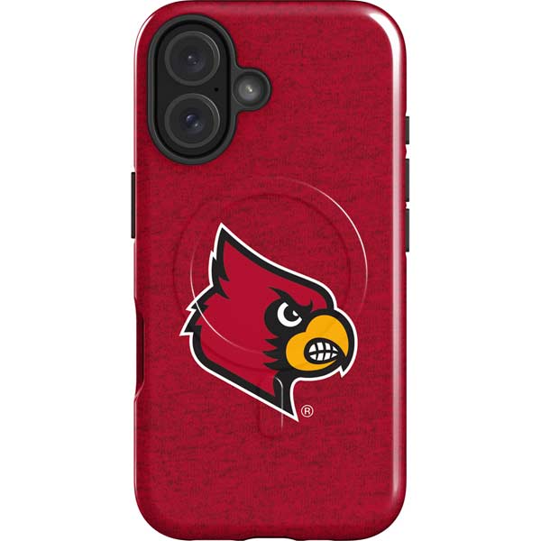 University of Louisville Red Background iPhone 17 Magsafe Impact Case